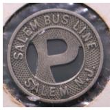 SALEM NEW JERSERY TRANSIT TOKEN AU