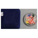 2000 COLORIZED SILVER EAGLE W BOX