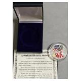 1999 COLORIZED SILVER EAGLE W BOX