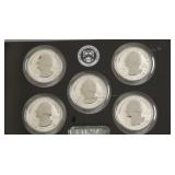 2018 S SILVER PROOF QUARTER SET