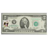CHOICE BU 2 $ FIRST DAY COVER FEDERAL RESERVE NOTE