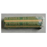 1 ROLL OF SILVER DIMES