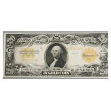 1922 20 $ GOLD CERTIFICATE XF