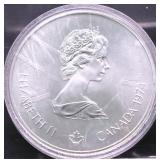 1974 CANADA SILVER 5 DOLLARS GEM