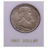 1949 GEM BU FBL FRANKLIN HALF DOLLAR