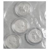 4 SILVER QUARTERS