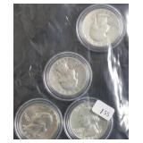 4 SILVER QUARTERS
