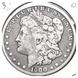 1900 O MORGAN DOLLAR XF