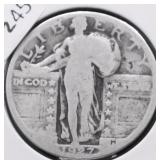 1927 STANDING QUARTER G