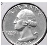 1956 PROOF WASHINGTON QUARTER