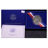 PROOF ELLIS ISLAND HALF DOLLAR W BOX PAPERS