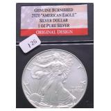 2020 GEM BU SILVER EAGLE