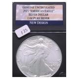 2021 GEM BU SILVER EAGLE