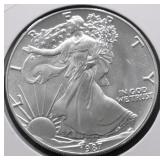 1987 SILVER EAGLE GEM