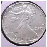 1992 SILVER EAGLE GEM
