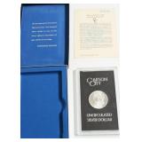 1883 CC CHOICE BU GSA MORGAN DOLLAR W BOX PAPERS