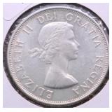 1964 CHOICE BU CANADA SILVER 50 CENTS