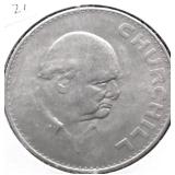 GEM BU CHURCHILL CROWN  NOT SILVER