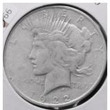 1922 D PEACE DOLLAR VG