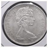 1966 CANADA SILVER 50 CENTS CH BU