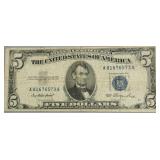 5 DOLLAR SILVER CERTIFICATE VF