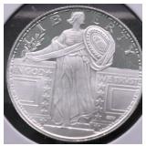 1/4 OZ .999 SILVER ROUND
