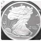 1/2 OZ .999 SILVER ROUND