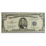 5 DOLLAR SILVER CERTIFICATE VF