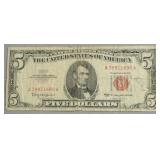 FIVE DOLLAR US LEGAL TENDER VF