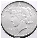 1926 PEACE DOLLAR AU