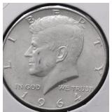 1964 D CHOICE BU KENNEDY HALF DOLLAR