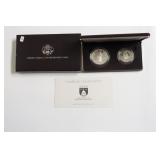 PROOF CONGRESS SILVER DOLLAR W BOX PAPERS