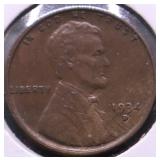 1934 D GEM BU LINCOLN CENT