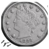 1883 NC V NICKEL XF