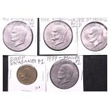 5 IKE DOLLARS