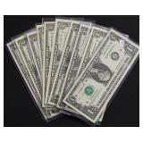 10 GEM BU FEDERAL RESERVE NOTES