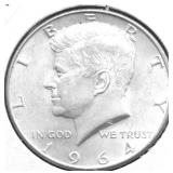 1964 GEM BU KENNEDY HALF DOLLAR