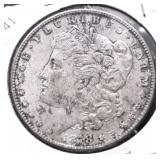 1878 S MORGAN DOLLAR AU