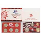 2001 SILVER PROOF SET