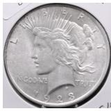 1923 CHOICE BU PEACE DOLLAR
