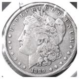 1889 MORGAN DOLLAR VF