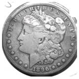 1896  S  MORGAN DOLLAR VG