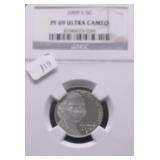 2009 S NGC PF69UC JEFFERSON NICKEL