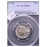 1946 PCGS MS64 JEFFERSON NICKEL