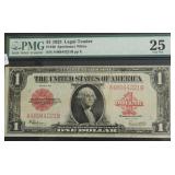 1923 PMG VF25 1 $ US LEGAL TENDER