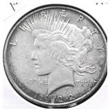 1922 PEACE DOLLAR AU