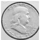 1952 FRANKLIN HALF DOLLAR VG