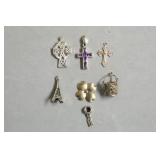 MISC STERLING SILVER CHARMS