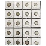 20 CANADA SILVER DIMES