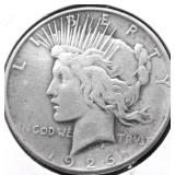1926 S PEACE DOLLAR VF